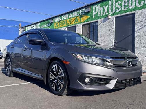 Modern Steel Metallic 2018 Honda Civic EX-T