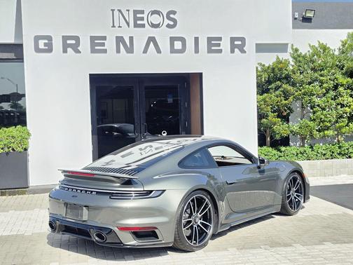Aventurine Green Metallic 2022 Porsche 911 Turbo S