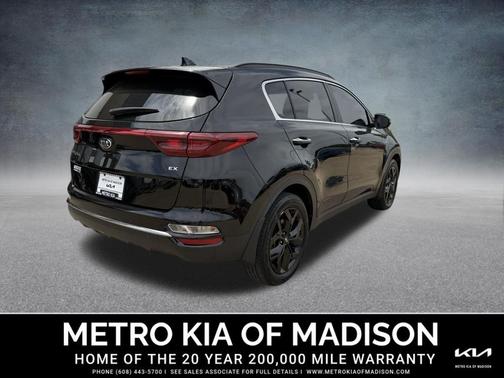 Black Cherry Pearl 2020 Kia Sportage EX