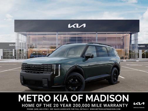 Black Jade Green 2027 Kia Telluride Hybrid X-Line SX