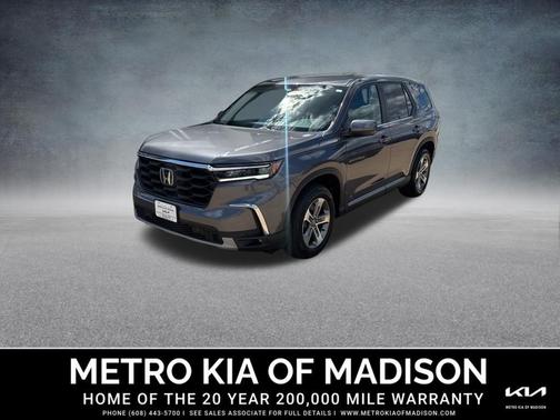 Modern Steel Metallic 2025 Honda Pilot EX-L