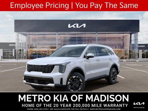 Glacial White Pearl 2026 Kia Sorento S