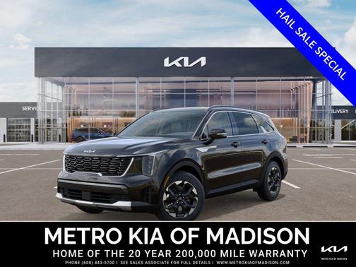 Ebony Black 2026 Kia Sorento S