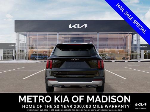 Ebony Black 2026 Kia Sorento S