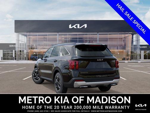 Ebony Black 2026 Kia Sorento S