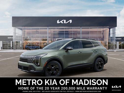 Jungle Green 2026 Kia Sportage Plug-In Hybrid X-Line Prestige