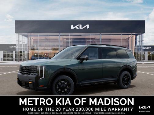 Black Jade Green 2027 Kia Telluride X-Pro SX
