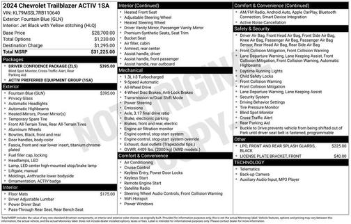 2024 Chevrolet Trailblazer ACTIV