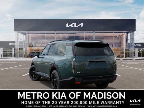 Black Jade Green 2027 Kia Telluride Hybrid X-Line SX-Prestige