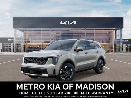 Ivory Silver 2026 Kia Sorento S