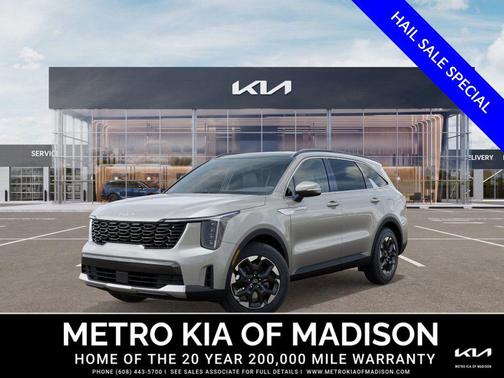 Ivory Silver 2026 Kia Sorento S