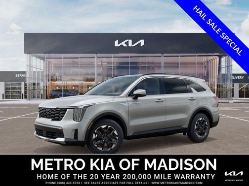 Ivory Silver 2026 Kia Sorento S