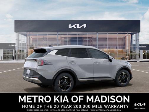 Wolf Gray 2026 Kia Sportage Hybrid EX
