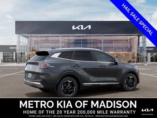 Gravity Gray 2026 Kia Sportage Hybrid EX