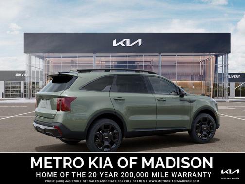 Jungle Green 2026 Kia Sorento SX