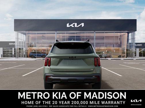 Jungle Green 2026 Kia Sorento SX
