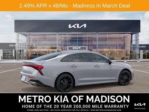 Wolf Gray 2026 Kia K5 GT-Line FWD