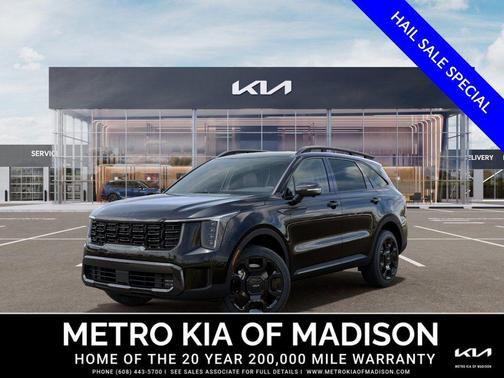 Aurora Black Pearl 2026 Kia Sorento Hybrid SX Prestige