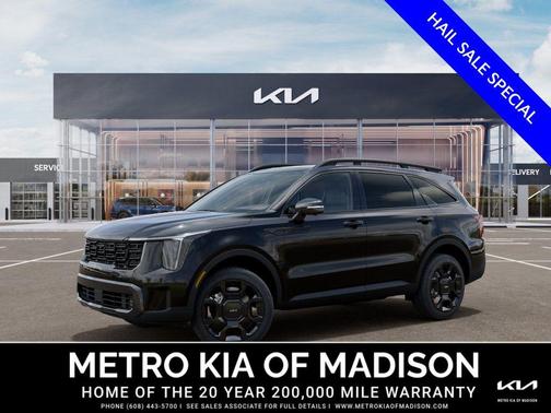 Aurora Black Pearl 2026 Kia Sorento Hybrid SX Prestige