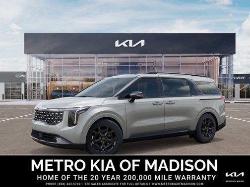 Ivory Silver 2026 Kia Carnival Hybrid SX Prestige