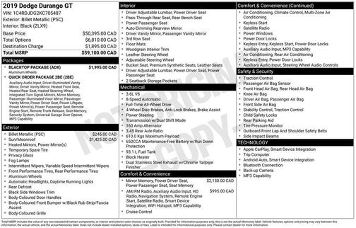 2019 Dodge Durango GT Plus