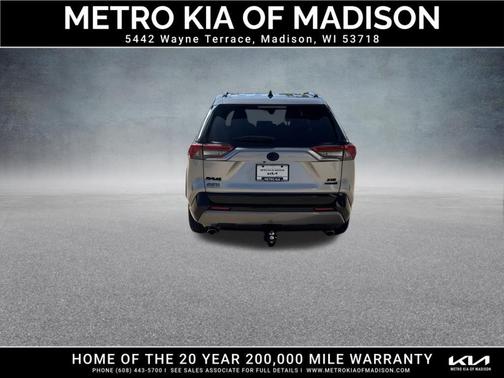 Silver Sky Metallic w/Midnight Black Roof 2020 Toyota RAV4 Hybrid SE