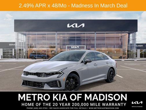 Wolf Gray 2026 Kia K5 GT-Line AWD