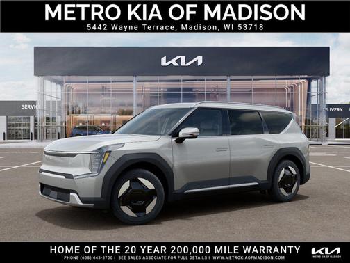 Ivory Silver 2026 Kia EV9 Wind