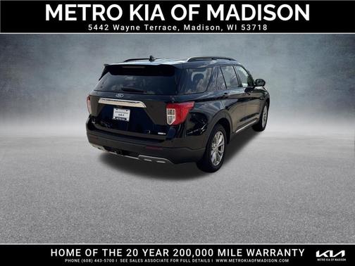 Agate Black Metallic 2020 Ford Explorer XLT