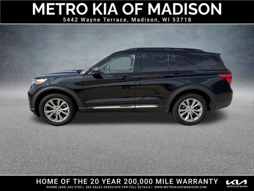 Agate Black Metallic 2020 Ford Explorer XLT