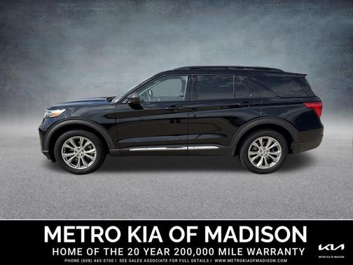 Agate Black Metallic 2020 Ford Explorer XLT