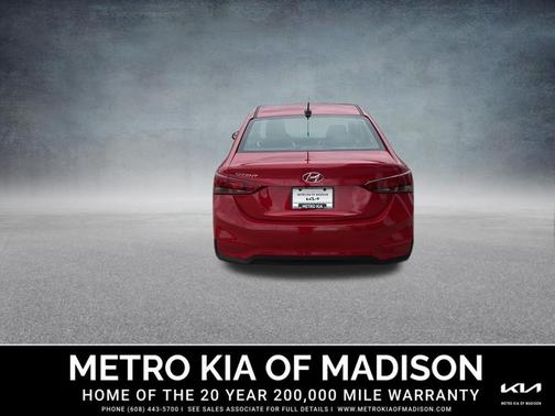 Pomegranate Red 2022 Hyundai Accent SEL