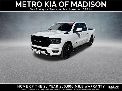 Bright White Clearcoat 2020 RAM 1500 Big Horn/Lone Star