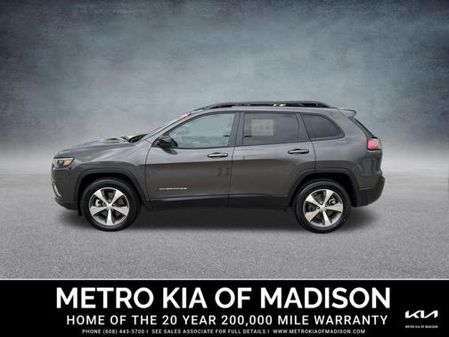 Granite Crystal Metallic Clearcoat 2022 Jeep Cherokee Limited