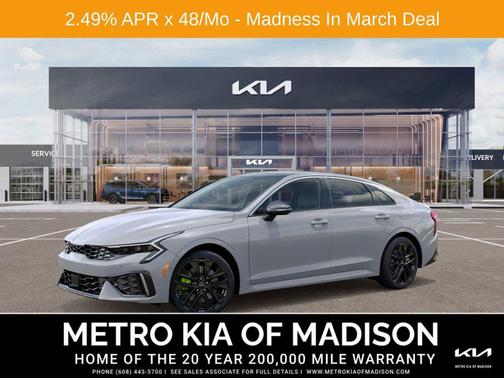 Wolf Gray 2026 Kia K5 GT