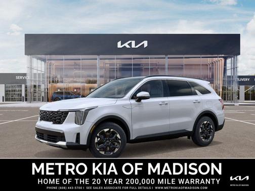 Glacial White Pearl 2026 Kia Sorento S