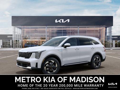 Snow White Pearl 2026 Kia Sorento Hybrid EX