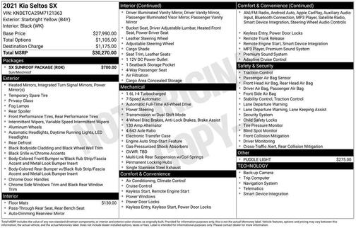 2021 Kia Seltos SX Turbo