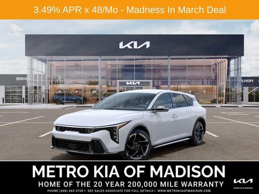 Snow White Pearl 2026 Kia K4 GT-Line