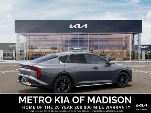 Steel Gray 2026 Kia K4 GT-Line Turbo