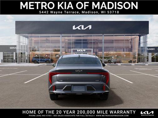 Steel Gray 2026 Kia K4 GT-Line Turbo