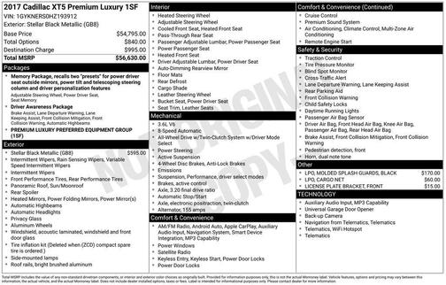 2017 Cadillac XT5 Premium Luxury