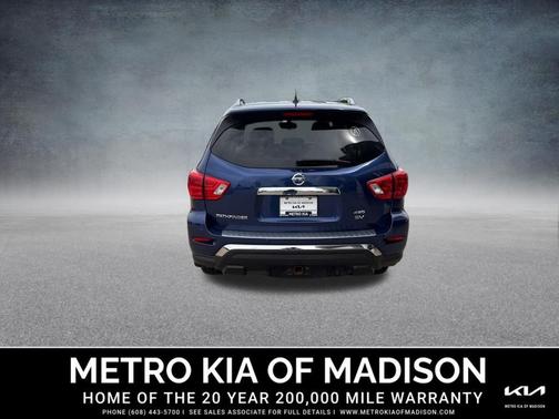 Caspian Blue 2017 Nissan Pathfinder SV