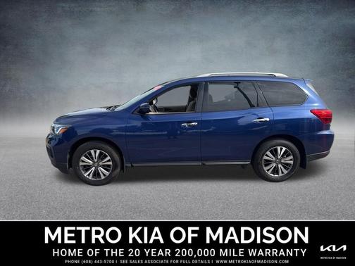 Caspian Blue 2017 Nissan Pathfinder SV