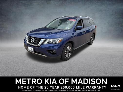 Caspian Blue 2017 Nissan Pathfinder SV