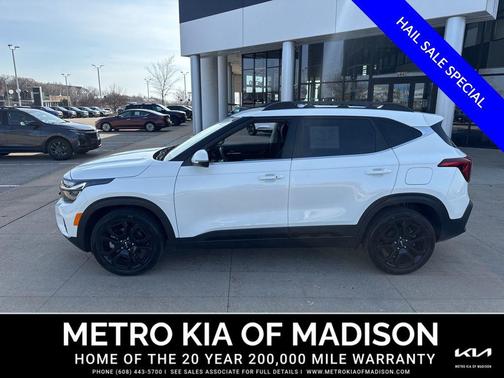 Snow White Pearl 2024 Kia Seltos X-Line