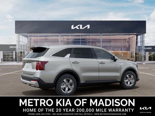 Ivory Silver 2026 Kia Sorento LX