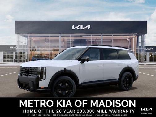 Glacial White Pearl 2027 Kia Telluride Hybrid X-Line SX