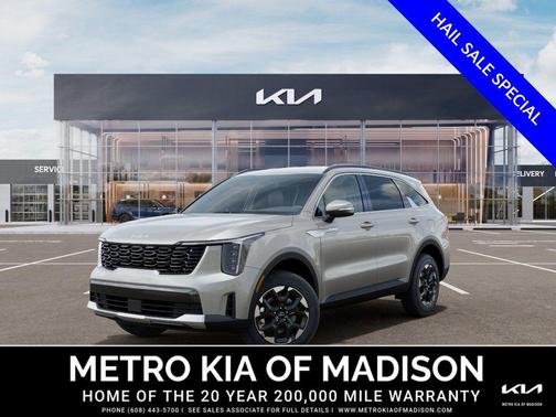 Ivory Silver 2026 Kia Sorento S