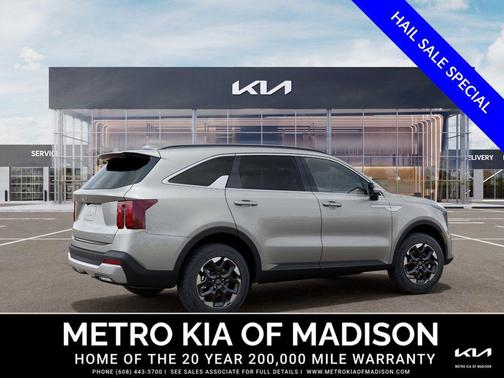 Ivory Silver 2026 Kia Sorento S